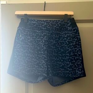 Athleta Blue Patterned Shorts